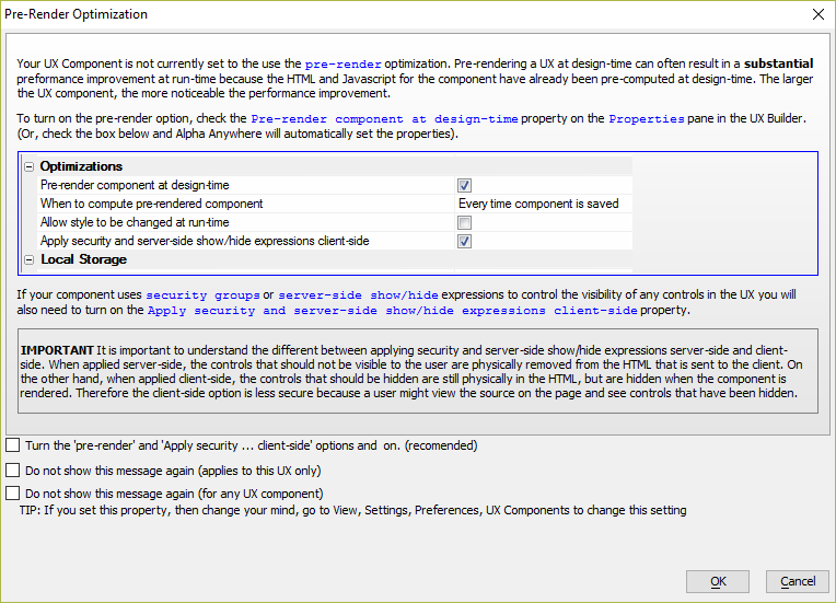 Pre-Render Optimization Prompt